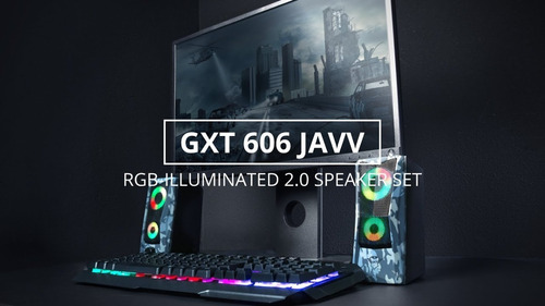 Trust GXT 606 Javv Altavoces 2.0 con Iluminación RGB